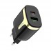 Сетевое зарядное устройство Hoco C79A Zeus PD+QC3.0 charger Black