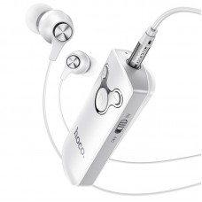 Bluetooth аудио ресивер (адаптер) с наушниками Hoco E52 White