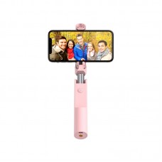 Монопод для селфи Hoco K12 Lisa wireless Pink