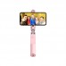 Монопод для селфи Hoco K12 Lisa wireless Pink