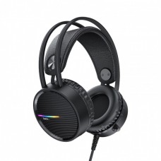 Наушники игровые Hoco W100 Touring gaming headset с микрофоном Black