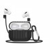 Комплект для Apple Airpods Pro (чехол, карабин, шнур) Hoco WB20 Fenix protective cover Black