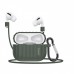 Комплект для Apple Airpods Pro (чехол, карабин, шнур) Hoco WB20 Fenix protective cover Green