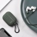 Комплект для Apple Airpods Pro (чехол, карабин, шнур) Hoco WB20 Fenix protective cover Green