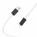 Мягкий силиконовый кабель MicroUSB Hoco X48 Soft silicone charging 2.4A 1m White