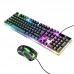 Игровой комплект 2 в 1 для ПК Hoco GM11 Terrific glowing gaming keyboard and mouse клавиатура + мышка LED подсветка