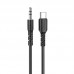 Кабель Hoco UPA17 Type-C to Aux Digital audio conversion cable 1m Black