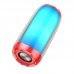 Портативная Bluetooth колонка cветящаяся Hoco HC8 Pulsating colorful luminous red