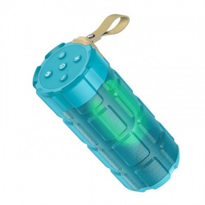 Портативная Bluetooth колонка Hoco HC7 Pleasant sports FM, TF, AUX, USB peacock blue