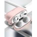 Чехол для Apple Airpods Pro с карабином Usams US-BH568 Silicone Protective Cover Pink