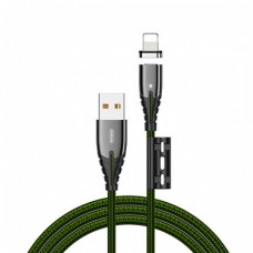 Кабель Joyroom S-M408 Magnetic Series Lightning 1.2m Green