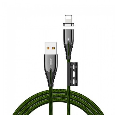 Кабель Joyroom S-M408 Magnetic Series Lightning 1.2m Green