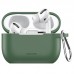 Чехол для Apple Airpods Pro с карабином Usams US-BH568 Silicone Protective Cover Green