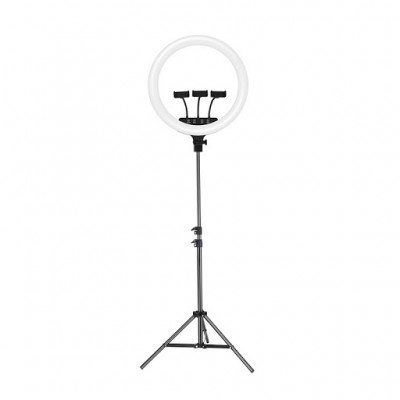 Кольцевая LED-лампа для селфи с подставкой Joyroom JR-ZS228 Live show AKL03 Black