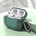 Чехол для Apple Airpods Pro с карабином Usams US-BH568 Silicone Protective Cover Green