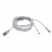 Кабель 2in1 Joyroom S-M326 Lightning+Micro 1.5M Silver