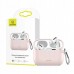 Чехол для Apple Airpods Pro с карабином Usams US-BH568 Silicone Protective Cover Pink