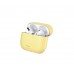 Чехол для Apple Airpods Pro Usams US-BH569 Ultra-thin Silicone Protective Cover Yellow