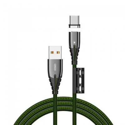 Кабель Joyroom S-M408 Magnetic Series Type-C 1.2m Green