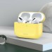 Чехол для Apple Airpods Pro Usams US-BH569 Ultra-thin Silicone Protective Cover Yellow