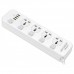 Сетевой удлинитель Ldnio SC4408 Port Multi Plug Extension Cord with 4-USB Outlets White