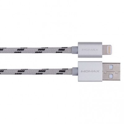 Кабель Momax Elite Lightning Cable 1M Silver