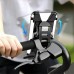 Велодержатель для телефона на руль Usams US-ZJ053 Bicycle Silicon Phone Holder Black
