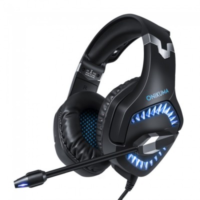 Наушники игровые Onikuma K1 PRO с микрофоном Black-Blue
