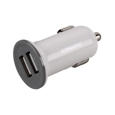 Автомобильное зарядное устройство Remax RCC-201 Mini (2USB 2.1A) White