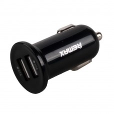 Автомобильное зарядное устройство Remax RCC-201 Mini (2USB 2.1A) Black