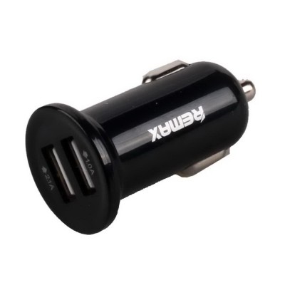 Автомобильное зарядное устройство Remax RCC-201 Mini (2USB 2.1A) Black