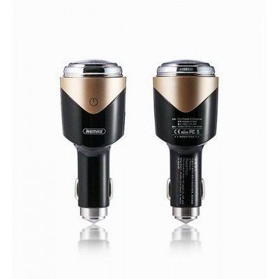 Автомобильное зарядное устройство Remax 3in1 Safety Hammer RT-SP01 (2USB 2.4А) Silver