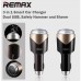 Автомобильное зарядное устройство Remax 3in1 Safety Hammer RT-SP01 (2USB 2.4А) Silver