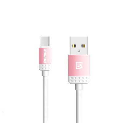 Кабель синхронизации Remax Lovely RC-010m MicroUSB 1 м Pink