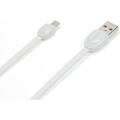 Кабель Remax RC-040m Shell microUSB-USB 1m White