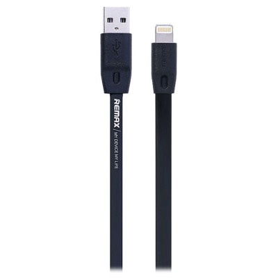 Кабель Remax Full Speed RC-001i USB - Lightning 1 м Black