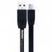Кабель Remax RC-001m Full Speed MicroUSB Flat 1M Black
