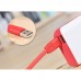 Кабель Remax RC-001m Full Speed MicroUSB Flat 1M Red