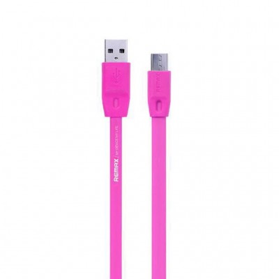 Кабель Remax Full Speed Micro USB Flat 1.5M Pink