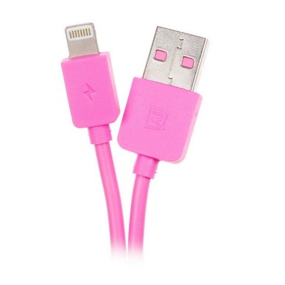 Кабель Remax Light round  Lightning  2M Pink