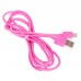 Кабель Remax Light round  Lightning  2M Pink