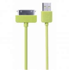 Кабель Remax Light round для iPhone 4 1M Green