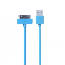 Кабель Remax Light round для iPhone 4 1M Blue