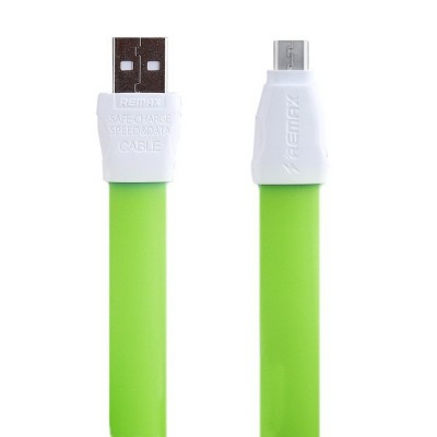 Кабель Remax Full Speed 2 RC-011m USB - microUSB 1M Green