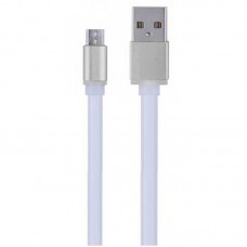 Кабель Remax Colourful Micro-USB flat 005m 1M White