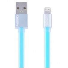Кабель Remax Colourful Micro-USB flat 005m 1M Blue