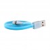 Кабель Remax Colourful Lightning flat 005i Blue