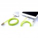 Кабель Remax Colourful Lightning flat 005i Green