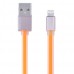Кабель Remax Colourful Lightning flat 005i Orange