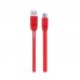 Кабель Remax Lightning Dream flat Red